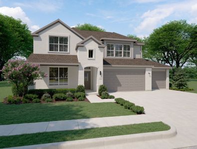 New construction Single-Family house 3204 Dahlia Ln, Gunter, TX 75058 plan Masters | 3-Car Garage - image