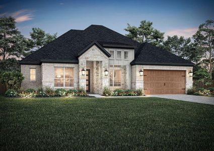 New construction Single-Family house 101 W Luna Blue Ln, Jarrell, TX 76537 plan Oxford - image