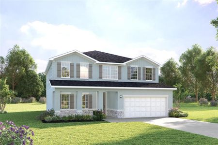 New construction Single-Family house 443 Hammock Oaks Blvd, Lady Lake, FL 32159 - image