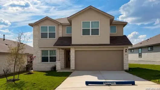 New construction Single-Family house 5511 Bowie Mtn, San Antonio, TX 78245 plan The Lombardi - image