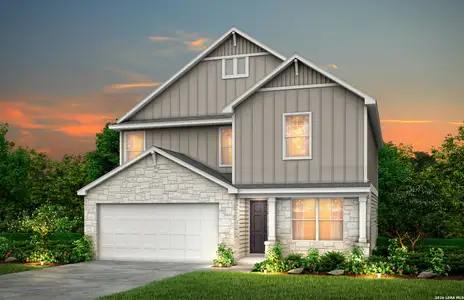 New construction Single-Family house 5159 Bay Breeze, San Antonio, TX 78245 plan Sandalwood - image