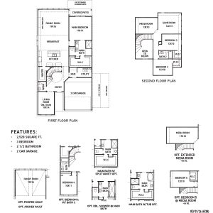New construction Single-Family house 421 Wild Thicket Dr, Katy, TX 77493 plan Newton - image
