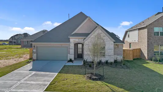 New construction Single-Family house 2021 Blue Mar Dr, Brookshire, TX 77041 plan Blake - image