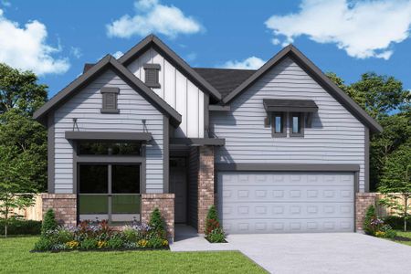 New construction Single-Family house 5435 Mango Bluffs St, Manvel, TX 77578 plan The Leyder - image