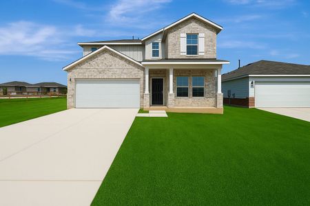 New construction Single-Family house 6240 Persimmon Lk, San Antonio, TX 78252 plan Harrison - image