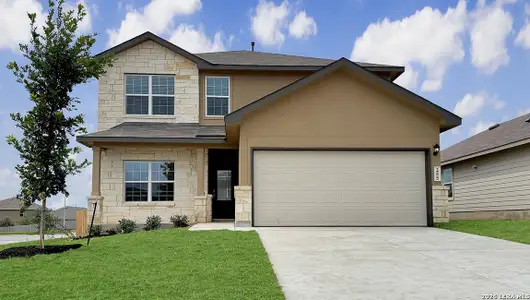 New construction Single-Family house 255 Velvet Coronet, San Antonio, TX 78253 plan The Callum - image