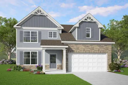 New construction Single-Family house 5977 Ruby Fls, Stonecrest, GA 30038 plan Colehill - image