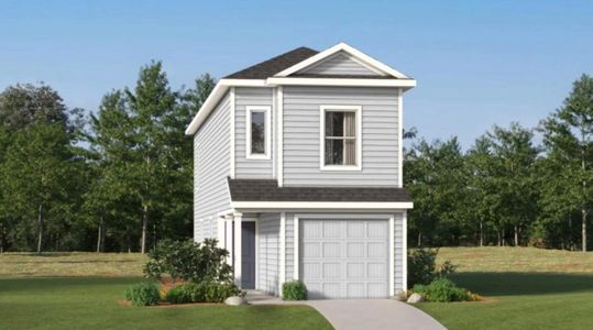 New construction Single-Family house 20122 Green Mallard St, Crosby, TX 77532 plan Baja - image