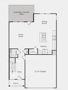 Structural options include: covered outdoor living and upper cabinets in laundry