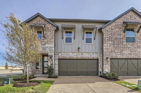 New construction Townhouse house 601 Sir Christopher Street, Lewisville, TX 75056 - photo 0