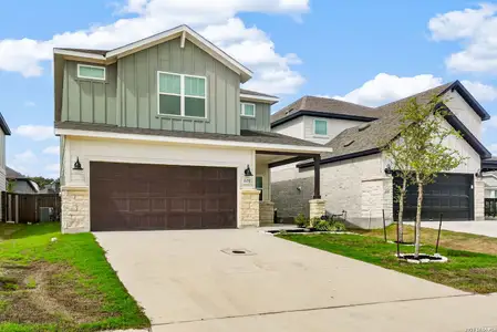 New construction Single-Family house 605 Rustic Grv, Boerne, TX 78006 plan Coolidge - image