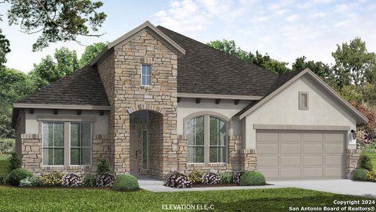 New construction Single-Family house 9706 Pioneer Junction, San Antonio, TX 78254 Hideaway (2837-CM-50)- photo 0