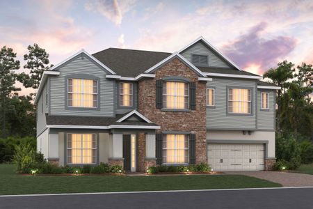 New construction Single-Family house 3126 Wolf Lake Ave, Apopka, FL 32712 plan Grandview Fl - image