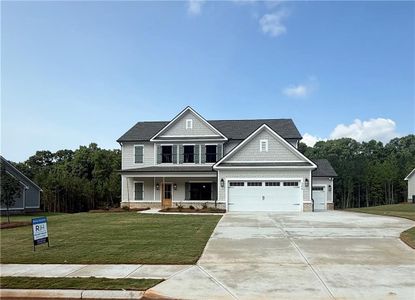 New construction Single-Family house 345 Weslyn Dr, Social Circle, GA 30025 plan (GA)Hayden A.1 2 Front Entry - image