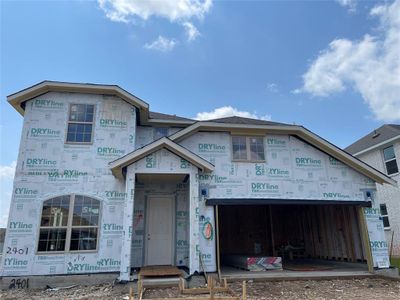 New construction Single-Family house 2401 Little Snake Way, Georgetown, TX 78633 Thornton Homeplan- photo 0