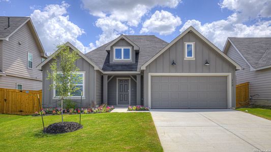 New construction Single-Family house 112 S Plains Rd, San Marcos, TX 78666 plan The Denton - image