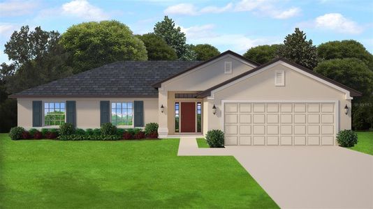 New construction Single-Family house 10564 Marysville St, Spring Hill, FL 34608 plan 1755 - image