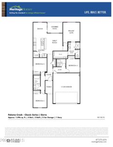 Sierra Floor Plan_Paloma Creek