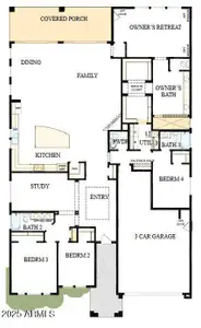 New construction Single-Family house 21613 W Pierson St, Buckeye, AZ 85396 plan The Dillinger - image
