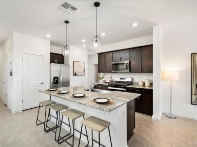 Kitchen in Ezra Floorplan at Bella Vista Trails