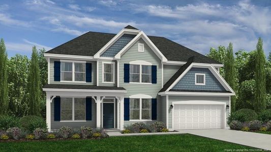 New construction Single-Family house 318 Maverick Ln, Dunn, NC 28334 plan Southport - image