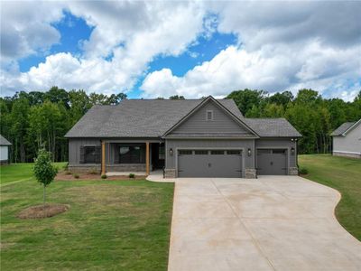 New construction Single-Family house 417 Weslyn Dr, Social Circle, GA 30025 plan (GA)Carson A 2 Front Entry - image