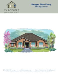 New construction Single-Family house 718 Eagle Heights Dr, Salado, TX 76571 plan Reagan Side Entry Garage - image