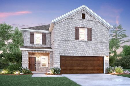 New construction Single-Family house 481 Silent Pond Park, Lavon, TX 75166 Larkspur - 30' Smart Series- photo 0