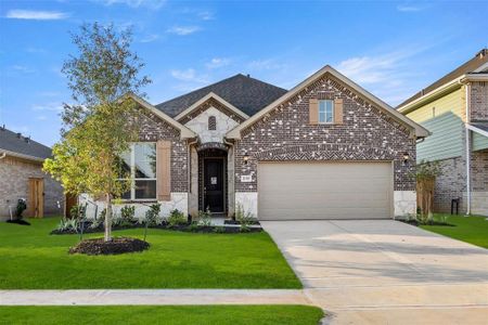 New construction Single-Family house 2204 Inglenook Grove Drive, Katy, TX 77493 Olive III T- photo 0