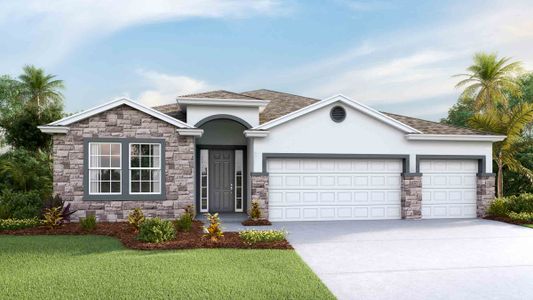 New construction Single-Family house 5327 Oxford Gray Road, Wesley Chapel, FL 33545 - photo 0