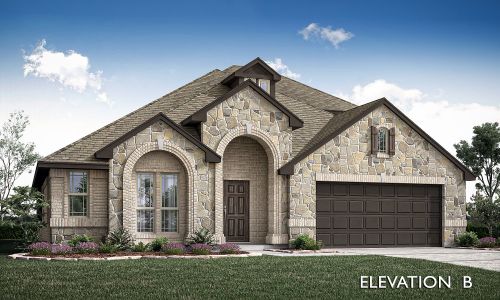 Elevation B. 2,752sf New Home in Kaufman, TX