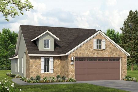 New construction Single-Family house 2605 Sam Bass Rd, Unit 17, Round Rock, TX 78681 plan Clear Creek 1320 - image