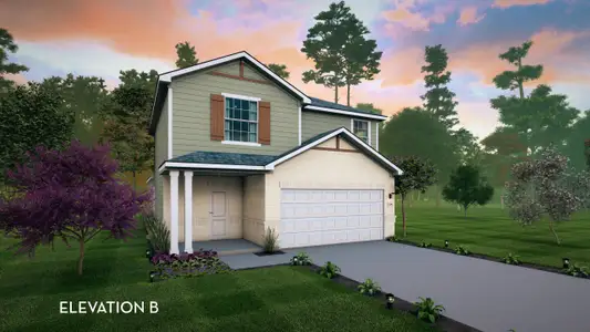 New construction Single-Family house 8903 Hazel Birch, Elmendorf, TX 78112 plan Ash - image