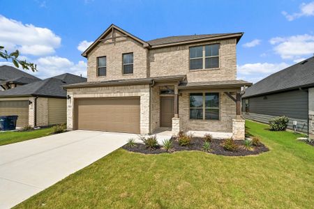 New construction Single-Family house 1012 Universal Dr, Hutto, TX 78634 plan Pearl | Prairie Winds - image