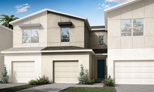 New construction Townhouse house 9051 Beach Tea Way, Kissimmee, FL 34747 Capri- photo 0