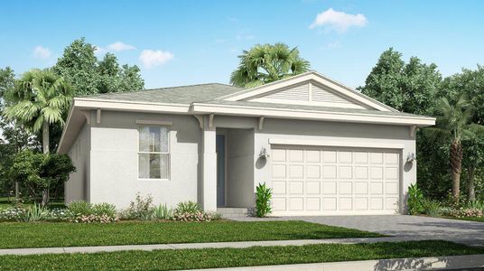New construction Single-Family house 1356 Se Woodbine Rd, Port St. Lucie, FL 34984 plan Magnolia - image