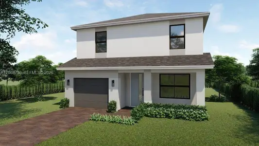 New construction Single-Family house 635 Ne 1St St, Florida City, FL 33034 plan Sapole II - image