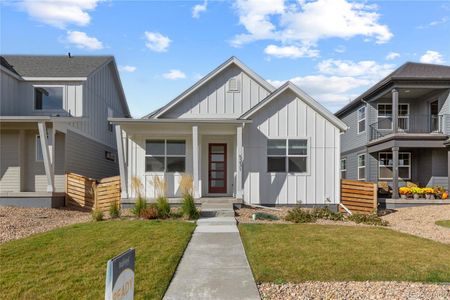 New construction Single-Family house 5231 Rendezvous Parkway, Timnath, CO 80547 Meadow Series - Abilene- photo 0