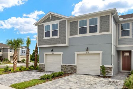 New construction Townhouse house 5632 Brooklet Woods Dr, Wesley Chapel, FL 33545 Ormond- photo 1 1