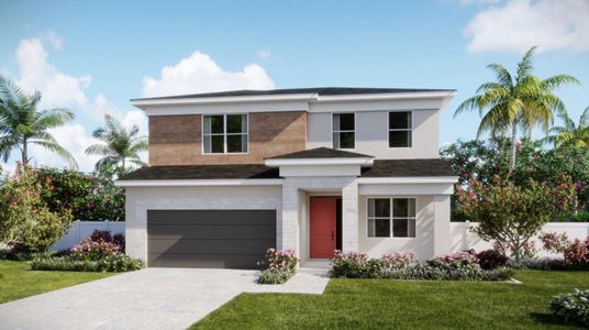 New construction Single-Family house 2006 Wandering Willow Way, Loxahatchee, FL 33470 PERIWINKLE- photo 0