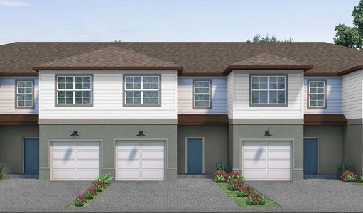 New construction Townhouse house 622 Cedar Elm Ct, Eustis, FL 32736 plan Palmer - image