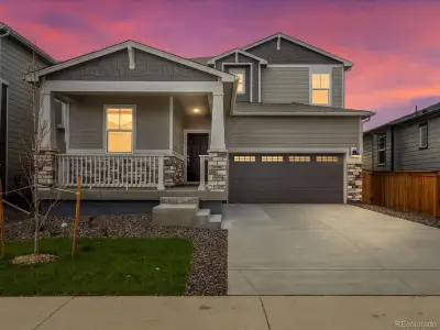 New construction Single-Family house 571 Homestead Ave, Brighton, CO 80601 Snowberry- photo 0