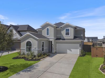 New construction Single-Family house 24902 Groundsel Cottage Ln, Katy, TX 77493 Dawson- photo 0