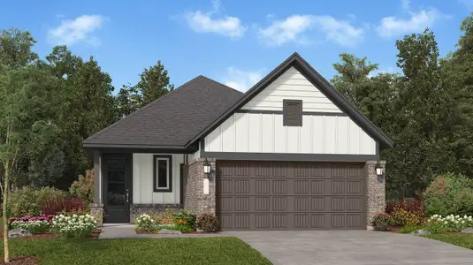 New construction Single-Family house 21735 Rusty Hollow Dr, Waller, TX 77484 plan Linfield - image