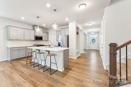 Kitchen, drop zone and foyer