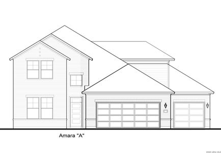 New construction Single-Family house 2700 Sierra Chicas Ln, Seguin, TX 78155 plan Amara - image