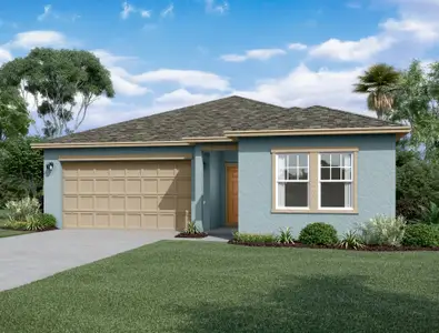 New construction Single-Family house 2462 Grey Hawk Dr, Kissimmee, FL 34746 plan Hawking - image