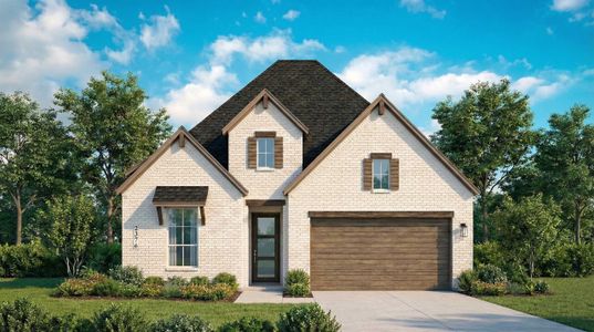 New construction Single-Family house 112 High Rock Pass, Kyle, TX 78640 plan Hampton - image
