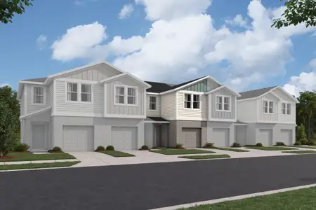 New construction Townhouse house 4219 Hillock Blvd, Haines City, FL 33844 plan Palma - image