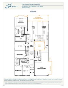 New construction Single-Family house 16311 Bottlebrush Bluff Dr, Hockley, TX 77447 plan 5042 Elevation D - image